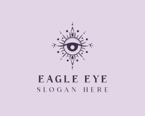 Cosmic Fortune Teller Eye logo design