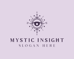 Cosmic Fortune Teller Eye logo design