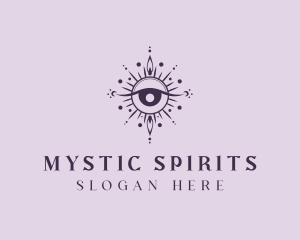 Cosmic Fortune Teller Eye logo design