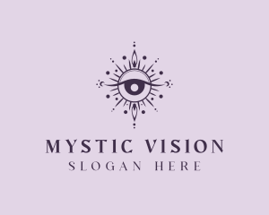 Fortune Telling - Cosmic Fortune Teller Eye logo design