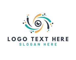 Sight - Eye Pixel Tech logo design