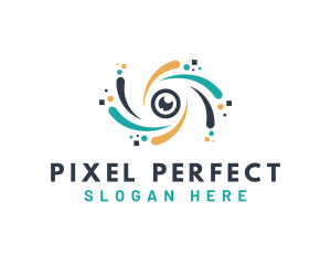 Eye Pixel Tech logo design