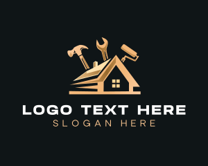 Construction - Contractor Handyman Builder logo design