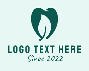 Negative Space - Green Leaf Dental Care logo design