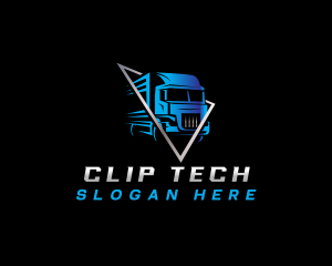 Transportation Logistic Truck Logo