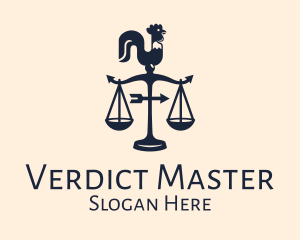 Judge - Weather Vane Justice logo design