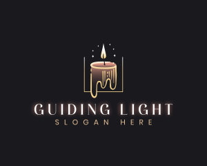 Wax Candle Decor logo design