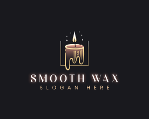 Wax Candle Decor logo design