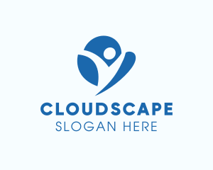 Modern Human Cloud  logo design