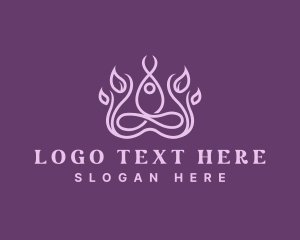 Yogi - Yoga Meditation Wellness logo design