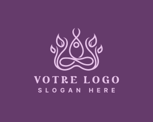 Yogi - Yoga Meditation Wellness logo design
