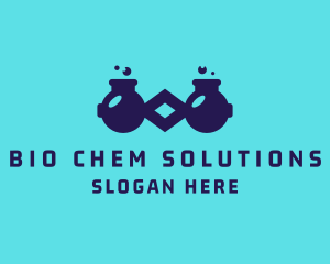 Biochemical - Science Laboratory Goggles logo design