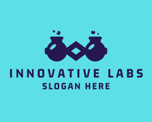 Science Laboratory Goggles logo design