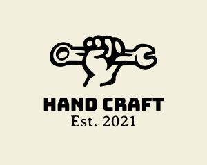 Hand - Hand Wrench Mechanic logo design