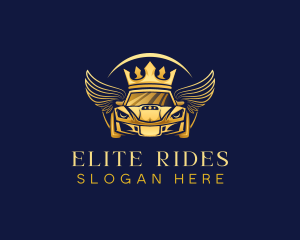 Chauffeur - Luxury Royalty Car logo design