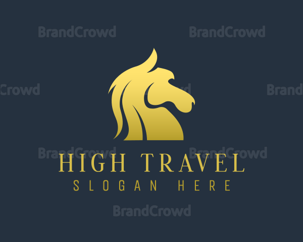 Elegant Wild Horse Logo