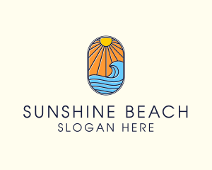 Summer - Summer Ocean Coastal Surf logo design