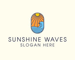Summer - Summer Ocean Coastal Surf logo design