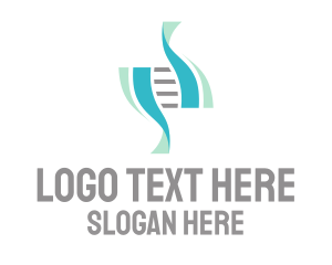 Clone - Genetic DNA Code logo design