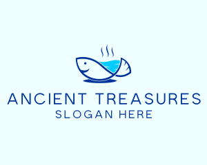 Marine Fish Trout logo design