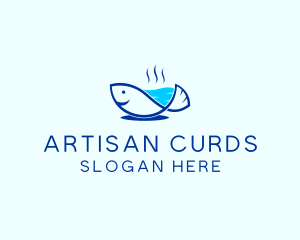 Marine Fish Trout logo design