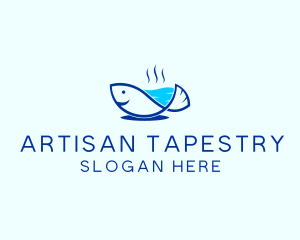 Marine Fish Trout logo design