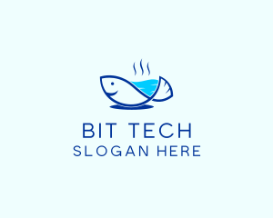 Marine Fish Trout logo design