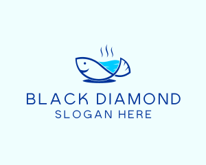 Marine Fish Trout logo design