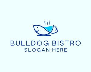 Marine Fish Trout logo design