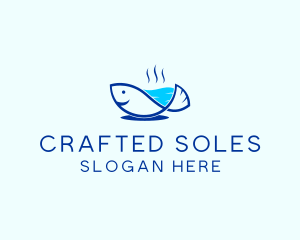 Marine Fish Trout logo design