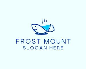 Marine Fish Trout logo design