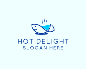 Marine Fish Trout logo design