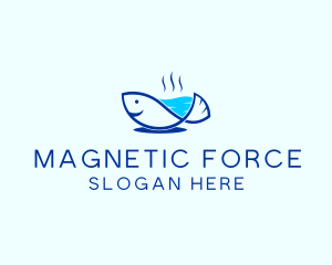 Marine Fish Trout logo design