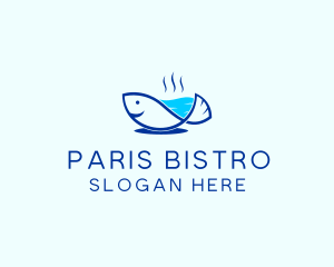 Marine Fish Trout logo design