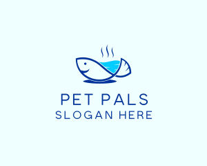 Marine Fish Trout logo design