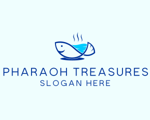 Marine Fish Trout logo design