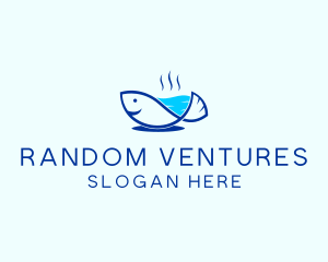 Marine Fish Trout logo design