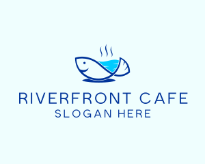 Marine Fish Trout logo design