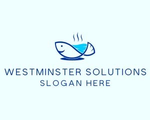 Marine Fish Trout logo design