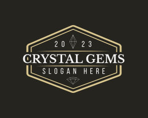 Luxury Jeweler Crystal logo design