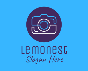 Camera Simple Monoline Logo