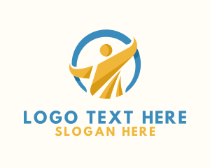 Volunteer - Company Foundation Organization logo design