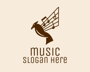 Musical Bird Notes logo design