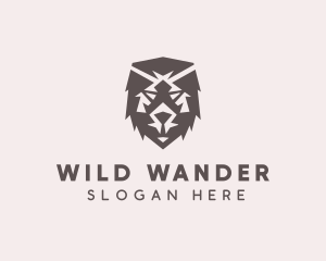 Wild Bear Face logo design