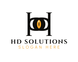 Vision Letter H logo design