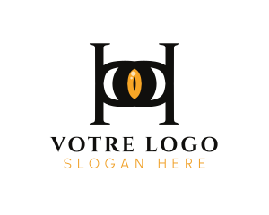 Sight - Vision Letter H logo design