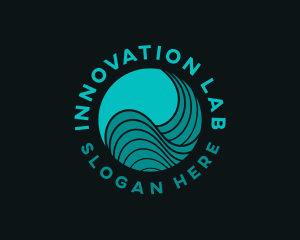 Lab - Biotechnology Waves Lab logo design