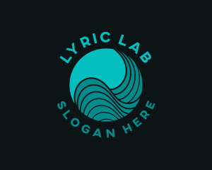 Biotechnology Waves Lab logo design