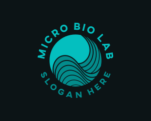 Biotechnology Waves Lab logo design