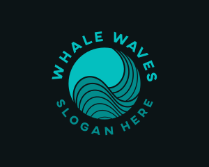 Biotechnology Waves Lab logo design